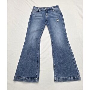 Kancan Exclusively For Maurices Women's Flare Medium Wash Jeans Size 29